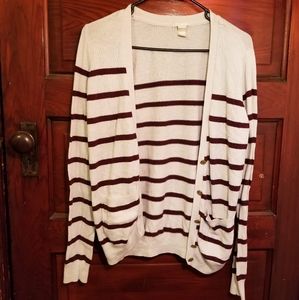 Stripped Cardigan